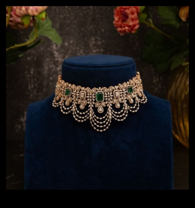 Diamond Dreams: Sparkle and Shine with noștri Diamond Chokers orbitor